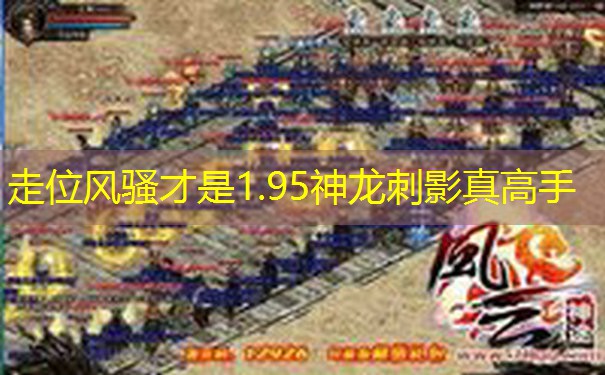 走位风骚才是1.95神龙刺影真高手
