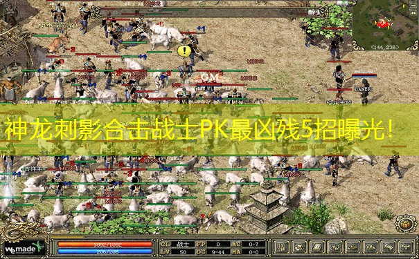 神龙刺影合击战士PK最凶残5招曝光！