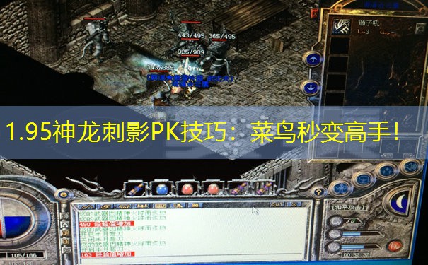 1.95神龙刺影PK技巧：菜鸟秒变高手！