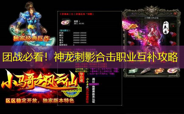 <b>团战必看！神龙刺影合击职业互补攻略</b>