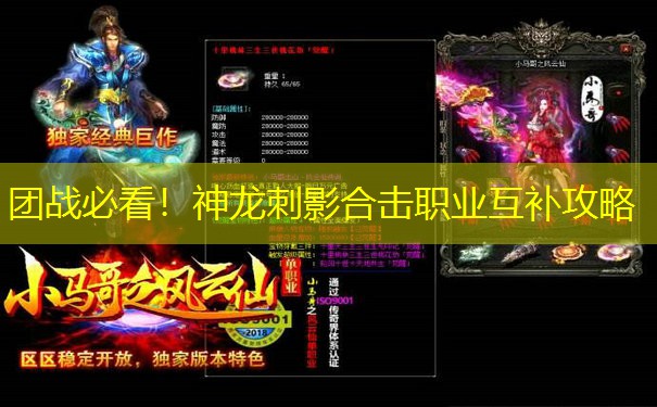 团战必看！神龙刺影合击职业互补攻略
