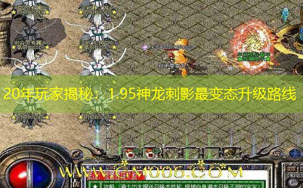20年玩家揭秘：1.95神龙刺影最变态升级路线