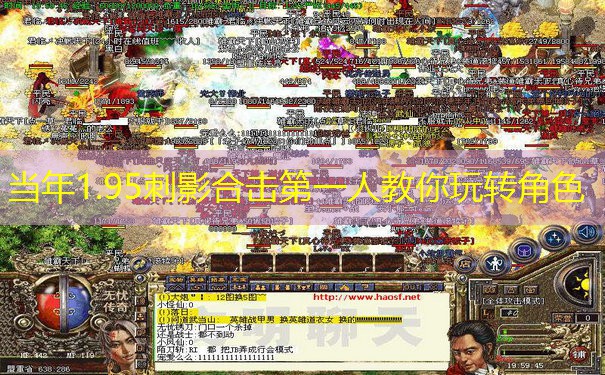 当年1.95刺影合击第一人教你玩转角色