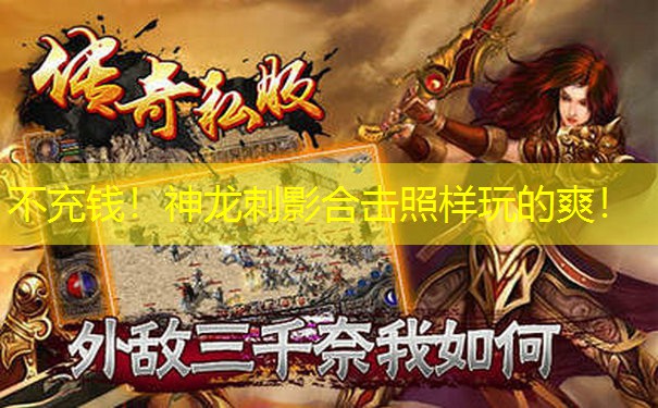 不充钱！神龙刺影合击照样玩的爽！